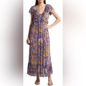 Cleobella Helene Maxi Dress in Azucar print